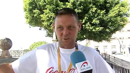 El río Segura se tiñe de verde a su paso por Murcia