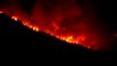 Los vecinos de Yeste siguen con angustia la evolución del incendio que ya ha quemado 1.500 hectáreas