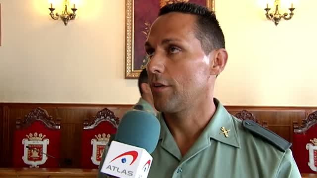 Homenajeados los agentes de la Guardia Civil que participaron en el rescate del incendio de El Palmar