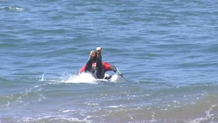 Una tabla de surf eléctrica ayudará a los socorristas de Vizcaya