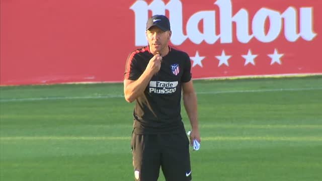 Cholo imprime intensidad a los entrenamientos