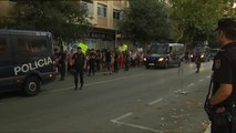 Protesta de los animalistas contra los toros en Palma