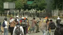 Altercardos en las marchas contra el gobierno de Nicolás Maduro