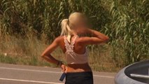 Más de 70 mujeres ejercen la prostitución en plena carretera de la Jonquera
