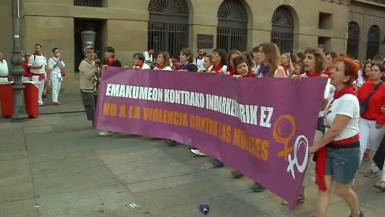 Pamplona se echa a la calle contra las agresiones machistas