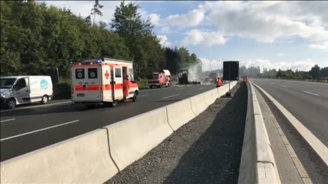 Un accidente de autobús en Alemania deja 18 muertos hasta el momento
