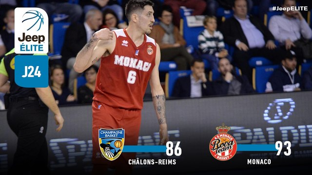 Jeep® ÉLITE : Châlons-Reims vs Monaco (J24)