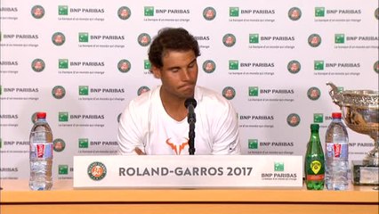 Nadal: "Diez torneos aquí... no sé si voy a ver a alguien que me supere"