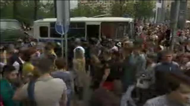 Más de 250 detenidos en Moscú en las manifestaciones contra el gobierno de Putin