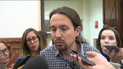 Iglesias: "Sospecho que a veces el PP comete la imprudencia de utilizar la memoria de las víctimas para que no se hable de corrupción"