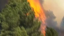 El incendio de Navalilla continúa activo