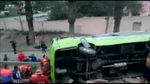 Impactantes nuevas imágenes del accidente del autobús turístico de Perú