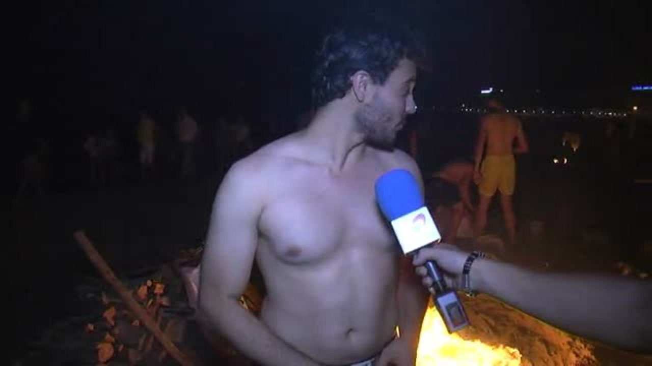 Las hogueras de San Juan en Alicante son de las más espectaculares de España