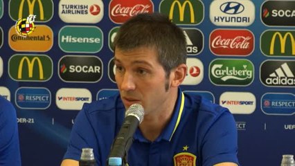 Celades: "Estar clasificados en el segundo partido es fenomenal"