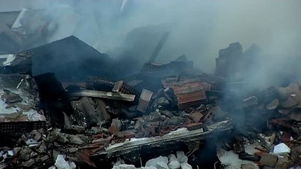 Fuerte explosión derrumba una vivienda unifamiliar en Collbató (Barcelona)