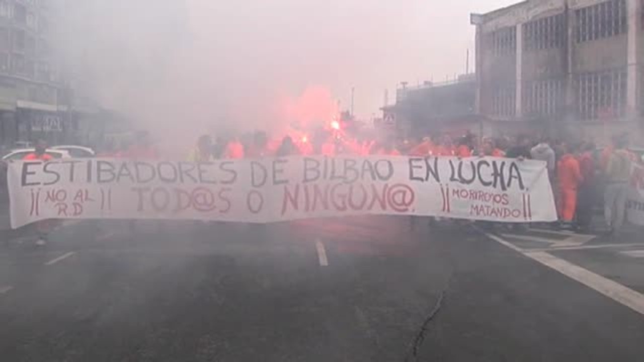 Comienza una nueva jornada de huelga de estibadores