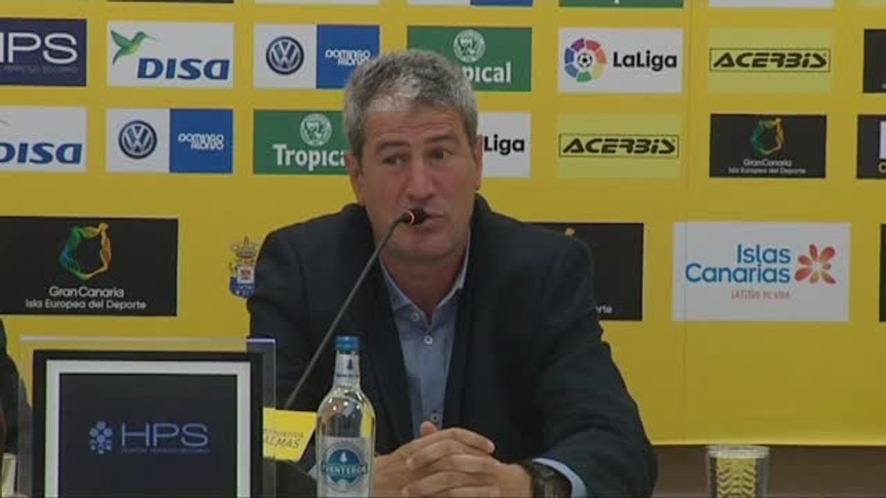 La UD Las Palmas presenta a Manolo Márquez como nuevo entrenador