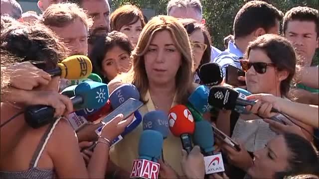 Susana Díaz: No vamos a permitir ninguna recalificación de las zonas afectadas por el incendio