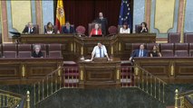 Ana Pastor llama la atención a Celia Villalobos durante el debate de la moción de censura