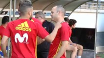 La Selección española prepara el partido ante Colombia