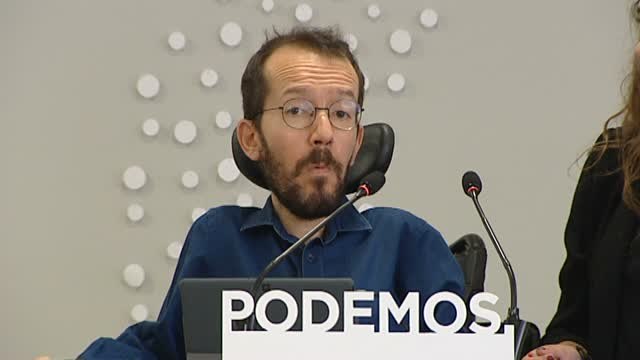 Echenique: Un consulta unilateral como la que plantea Puigdemont no va a funcionar