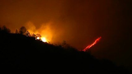 Máxima preocupación por el incendio que se aproxima al paraje de Sierra Calderona