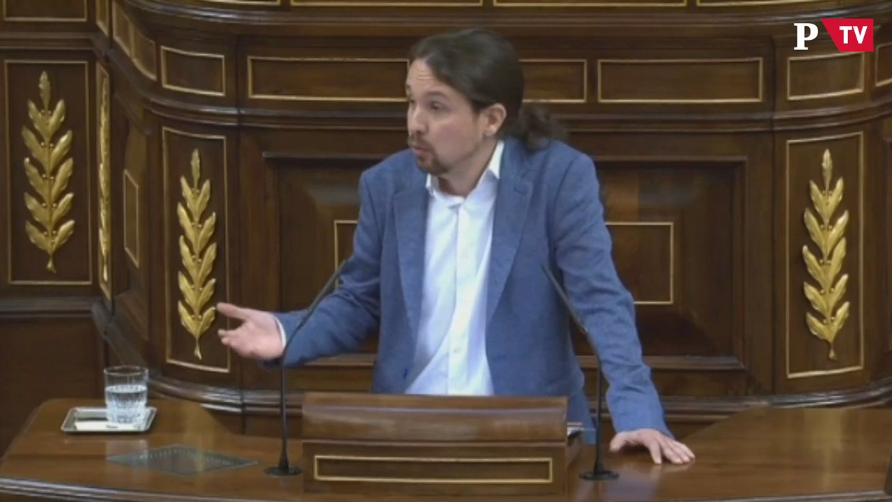 Pablo Iglesias y los presidentes de la democracia: "Usted, Rajoy, pasará a la historia como el presidente de la corrupción"