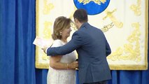 Esperanza Aguirre e Ignacio Echeverría, condecorados por la Asociación Dignidad y Justicia