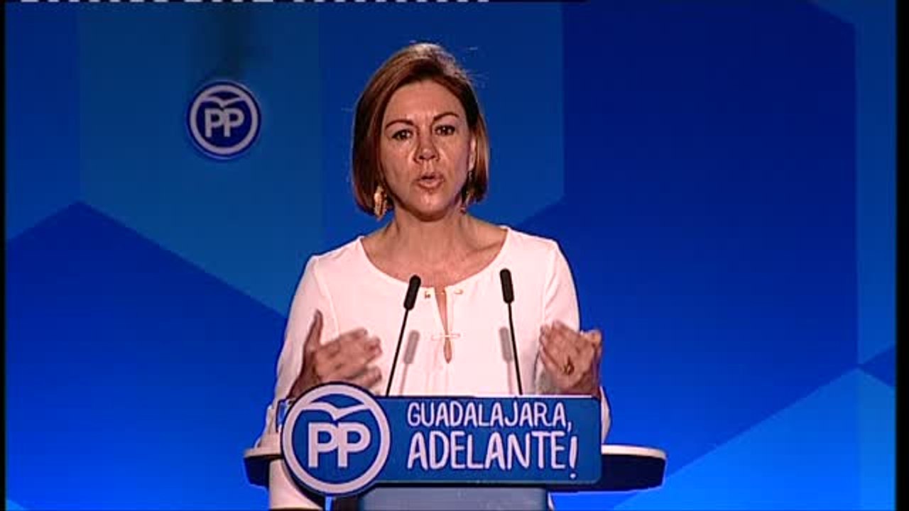 Cospedal: "Por encima de las luchas fratricidas está España"