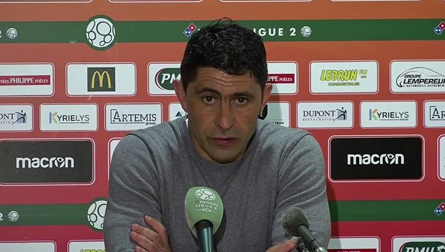 Après LEns - HAC (0-0), réactions d'Oswald Tanchot