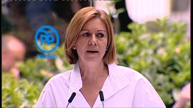 Cospedal: Nosotros no cambiamos de opinión como cambia el viento y eso lo saben en todo el mundo, desde Madrid hasta Canadá