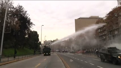 50 detenidos en una protesta estudiantil en Chile