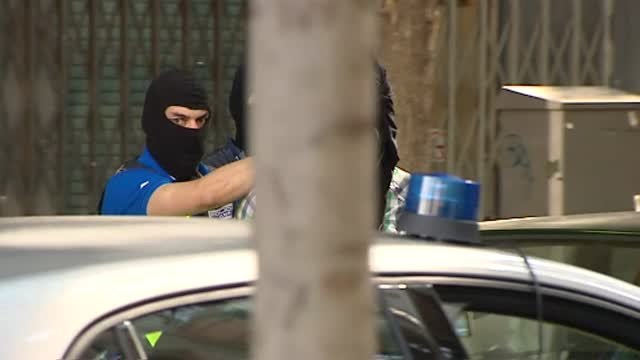 Los detenidos en la operación antiyihadista participan en los registros