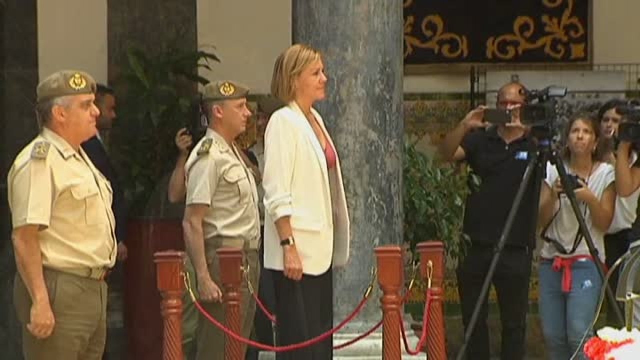 Cospedal preside la reunión del Consejo Superior del Ejército en Barcelona
