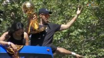 Los Warriors celebran la victoria de la NBA en las calles de Oakland