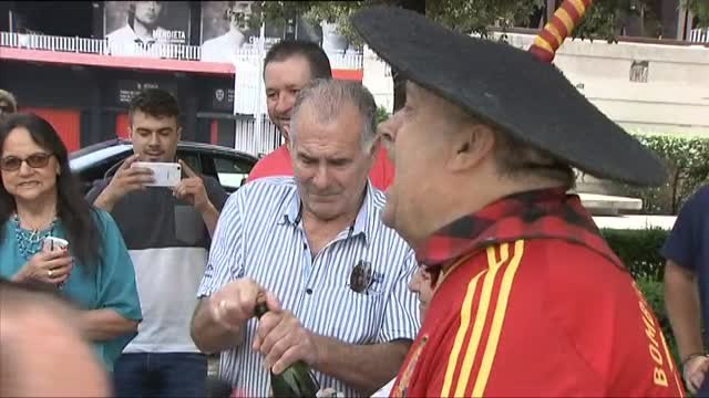 El emotivo reencuentro de Manolo con su bombo