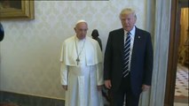 El papa Francisco mantiene la distancia con Donald Trump en su encuentro en El Vaticano