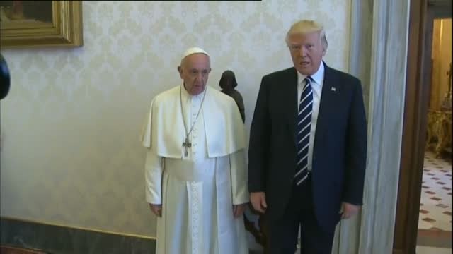 El papa Francisco mantiene la distancia con Donald Trump en su encuentro en El Vaticano
