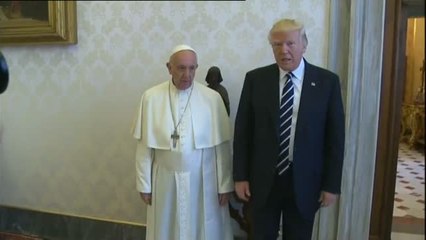 El papa Francisco mantiene la distancia con Donald Trump en su encuentro en El Vaticano