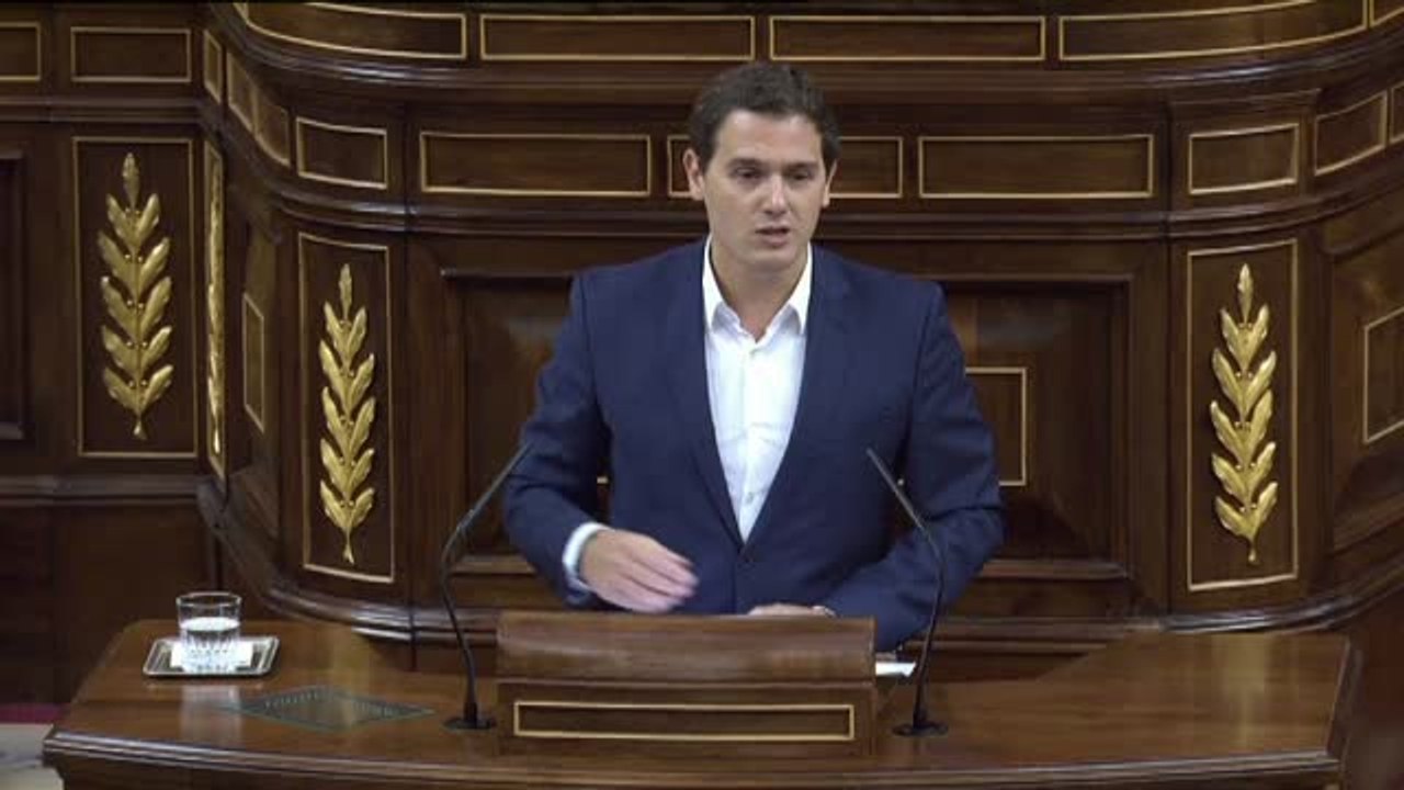 Rivera: "Rajoy es presidente gracias a usted"