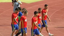 España ultima los detalles para el partido contra Macedonia