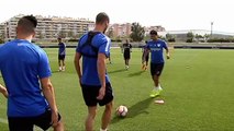 El Málaga prepara el partido contra el Real Madrid