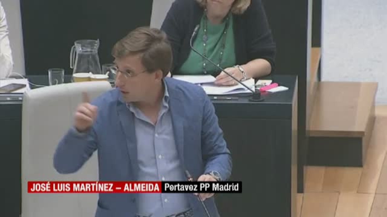 Enfado del PP en el Ayuntamiento de Madrid