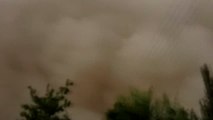 Impresionante tormenta de arena al noroeste de China