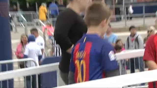 Gran ambiente en Cardiff para la final de la Champions