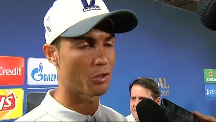 Cristiano Ronaldo: "Esto es algo inolvidable"