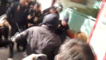 Dos detenidos en un desahucio en Vallekas, Madrid