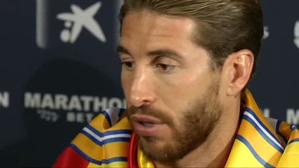 Sergio Ramos: "Es un orgullo poder levantar esta Liga"