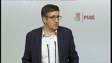 Patxi López: "Mi enhorabuena al secretario general y ahora, todos detrás de él"