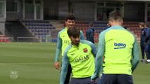 El Barça continúa preparando el partido contra la UD Las Palmas